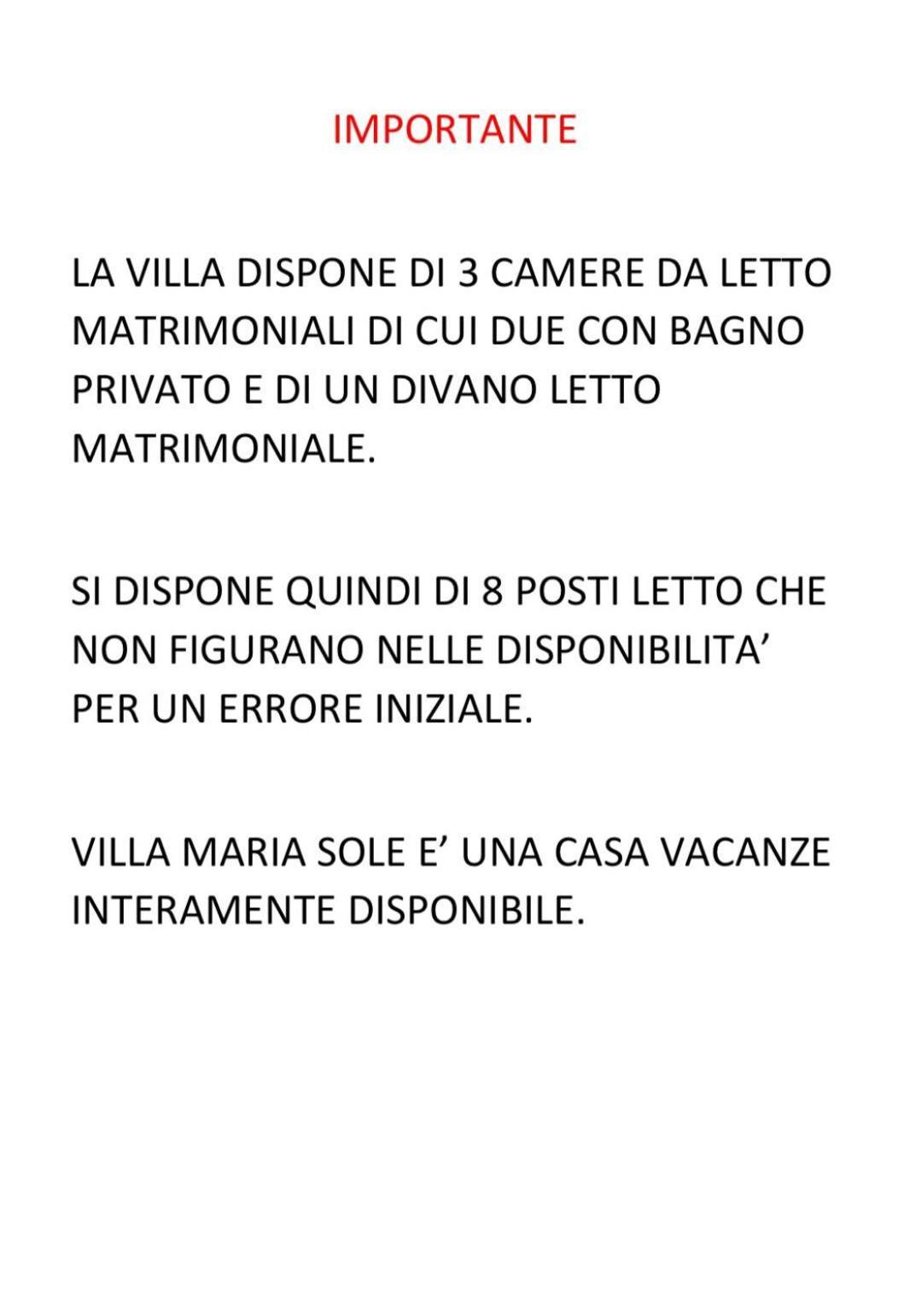 Villa Maria Sole Scafati Exterior foto